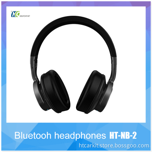 HT-NB2 Bluetooth Earpiece over ear best noise cancelling Wireless Headphones for wholesale